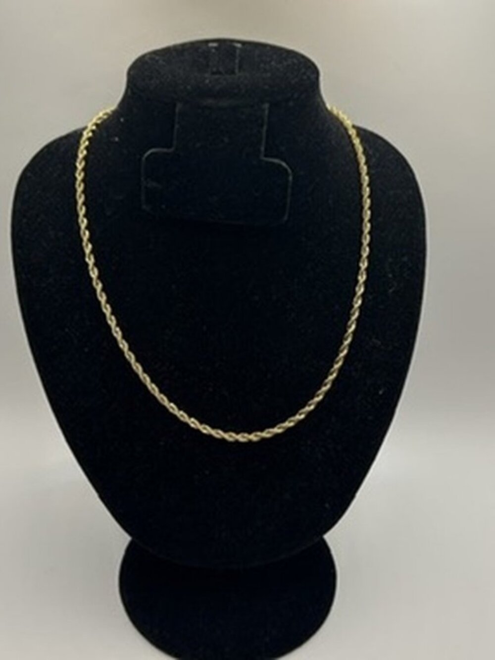 Mens Rope Chain 3mm 22 Inch Real Gold Solid Miami Plated Hip Hop Durable New